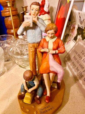 Norman Rockwell figurine...