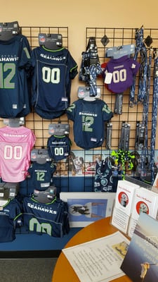 And they have seahawks gear!