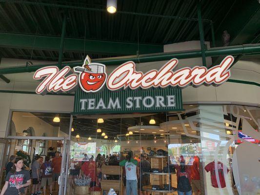 Entrance inside ballpark