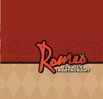 Romeo Restaurant menu & logo