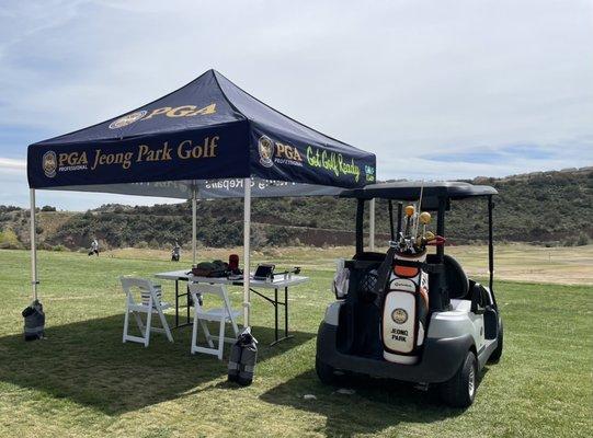 Instruction station at Eagle Glen GC