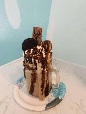 Chocolate Peanut Butter overload Extreme Shake.