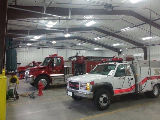 Omega II systems in a fire station.