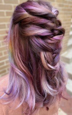 Color and updo