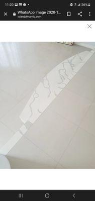 Ceramic tile installation