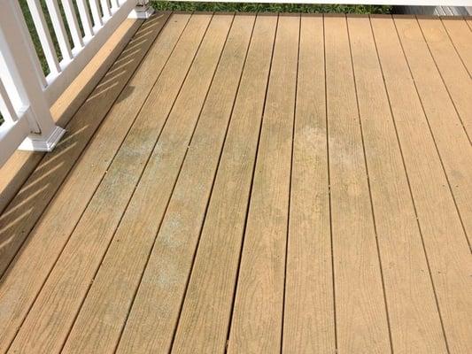 Composite Decks have advantages over treated wood decks.