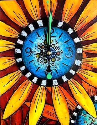 Love Meredith Youngs Artwork.  This sunflower is a favortie.