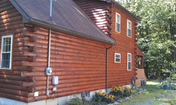 Log Home Staining, North Ridgeville, OH