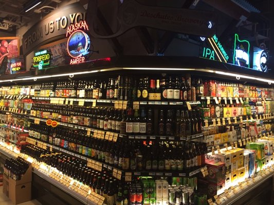 Extensive Beer and Wine Selection