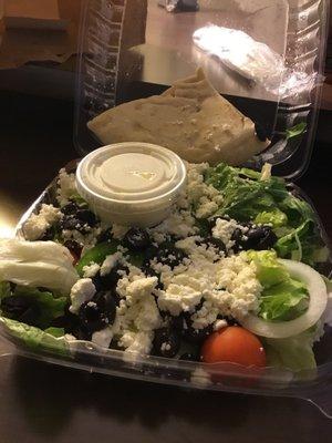 Caesar salad to go