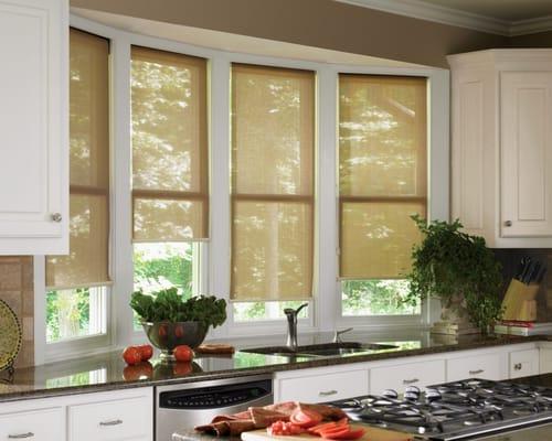 Hunter Douglas custom roller shades - Arlington, Fairfax, Ashburn, Washington DC, Loudoun County VA & surrounding area