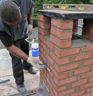 Chimney repointing