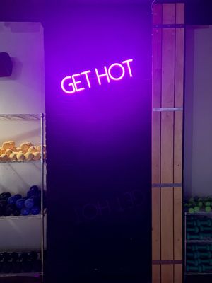 Come sweat with us in our hot room!