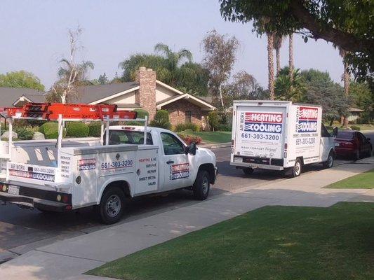 Residential heating & cooling installation