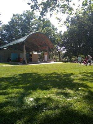 Stage from the Skokie Detective Charter School youth production