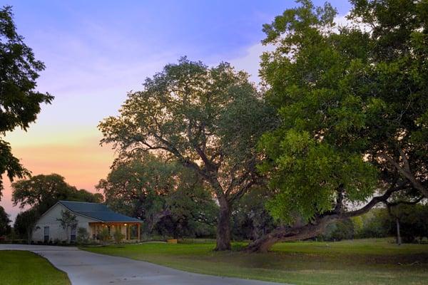 Wigwam guesthouse at the Inn at Indian Creek in Burton, Texas and near Round Top, Texas.