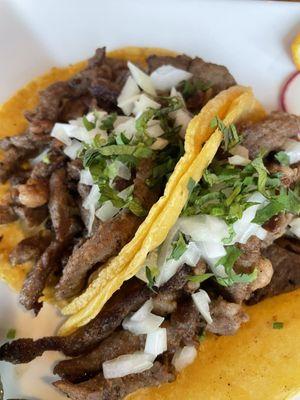 Steak tacos