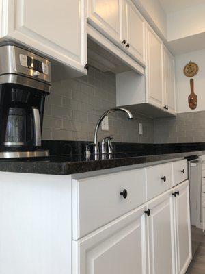 Another shot of our kitchen from another angle. It looks great.