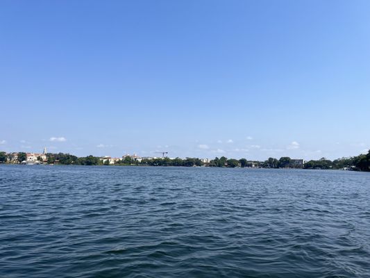 View from the boat