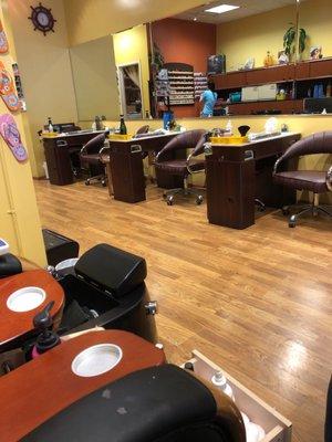 Manicure stations