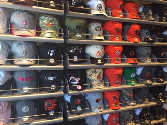 Plenty of hats for kids, ladies and men.