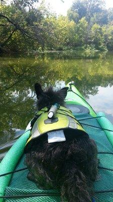 She loved kayaking