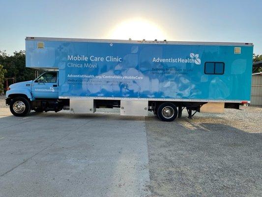 Big Truck Vinyl Wrap for Adventist Health