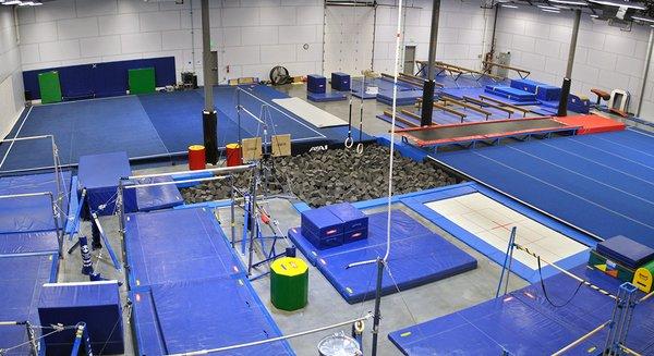 Inside the Gymnastics & Tumbling Gym