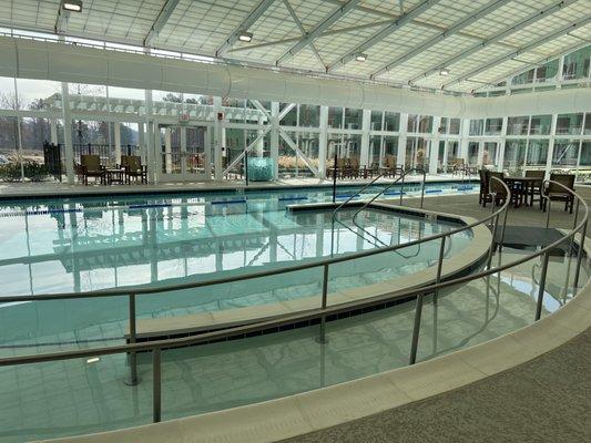 Indoor pool.