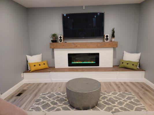 Remodeled Fireplace