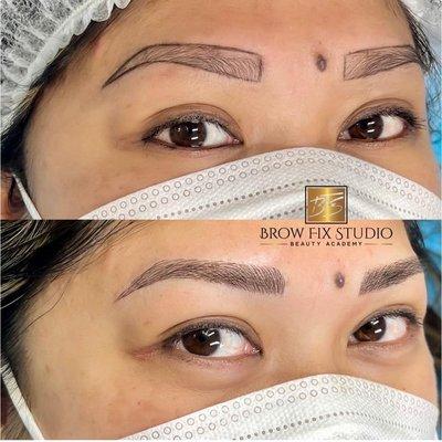 PMU & Microblading @ Brow Fix Studio + Academy is located in Montclair, NJ. #browmicroblading #microbladingtraining