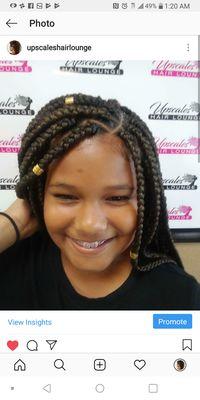 Kids box braids