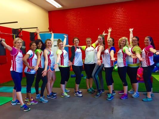 Our women clients with their new FIT Potato shirts.