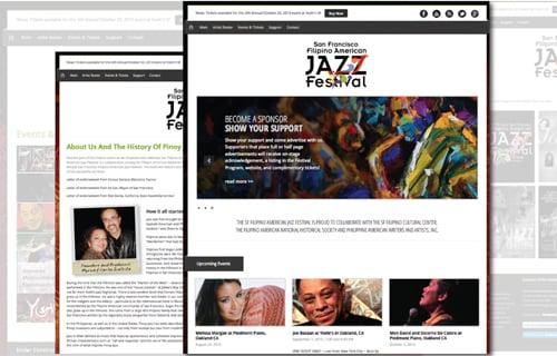 Web Design & Development | SF Pinoy Jazz Festival