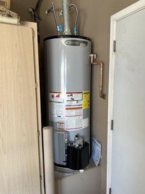 New water heater ready for action!!