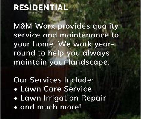 Residential Services