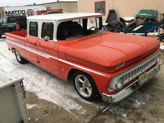 1963 Chevy crew cab, Restoration