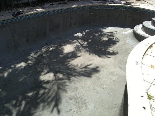 Pool refinishing