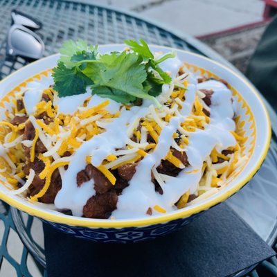 Chili cheese macaroni