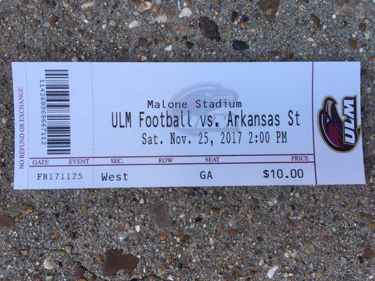 11/25/17. Red Wolves at the University of Louisiana Monroe Warhawks. ASU wins 67-50, setting Sun Belt Conference record for combined points!