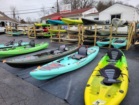 Early Spring kayaks--more to come!