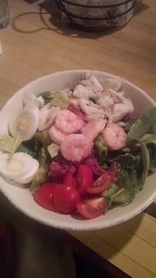 Crab and shrimp louie salad