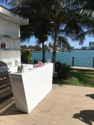 Staging the Bar for a Luxury Home - Open House