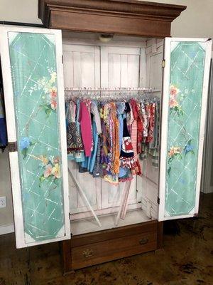 We carry lines for children such as Matilda Jane & Lilly Pulitzer!