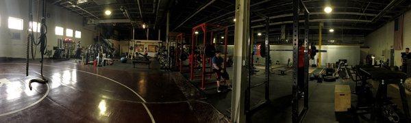 This was a pano shot I took and I don't think yelp supports that. But this gym has plenty of space and equipment and a good vibe!