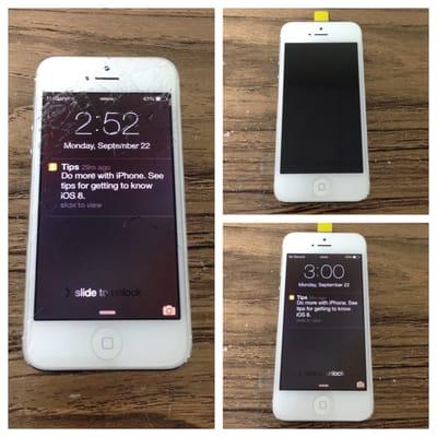 iPhone 5 digitizer repair