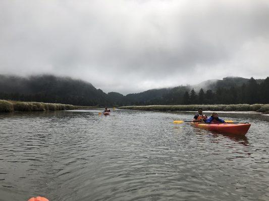 Kayaking in Siletz Wildlife Refuge