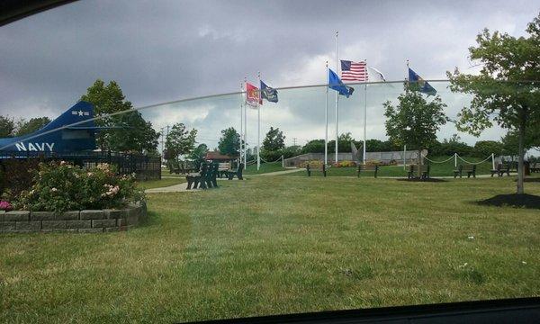 New memorial with soldiers names