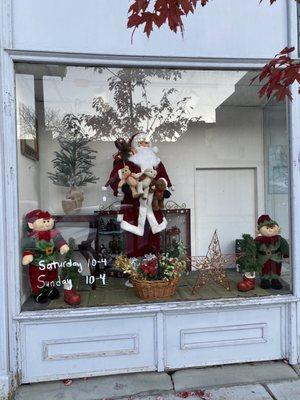 Christmas window