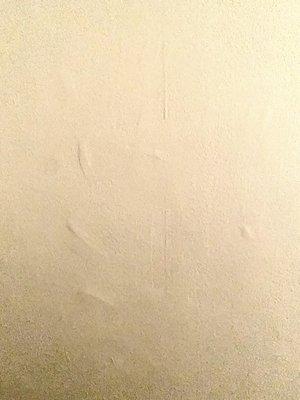 Marks and bumps all over walls